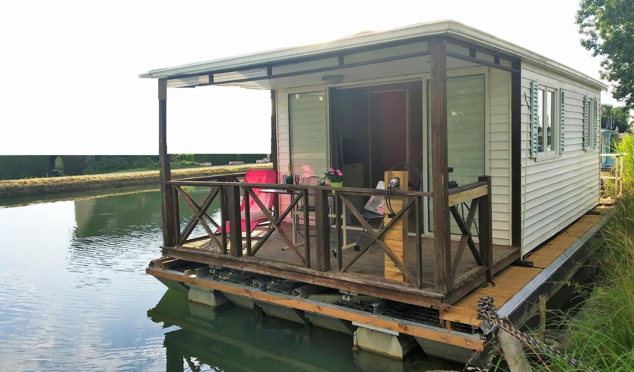 Cottage flottant Saint Jean de Losne option jacuzzi Extérieur photo